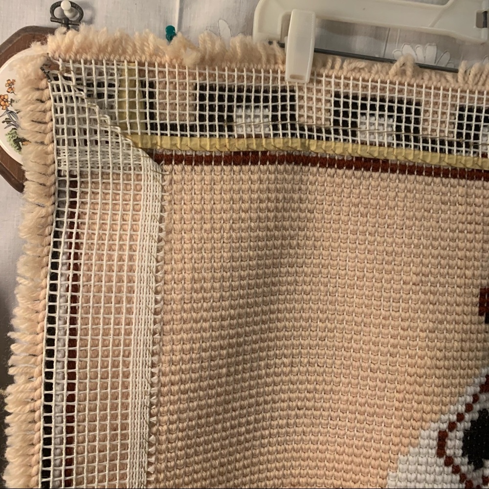 Vintage Zuni Native American decorative shag rug - Picture 5 of 7